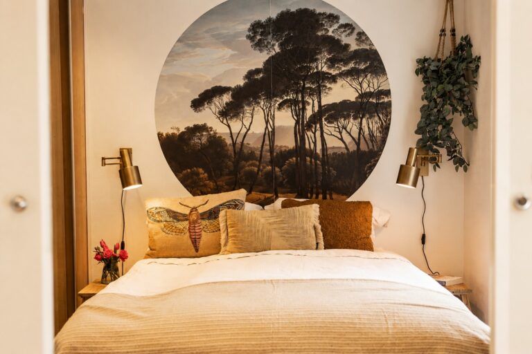 boho slaapkamer met planten tinyhouse julia