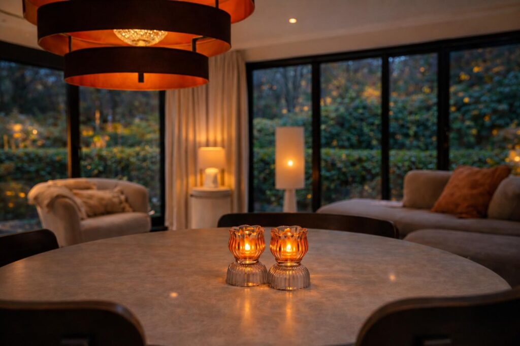 gezellige avond in modern interieur tinyhouse pippa