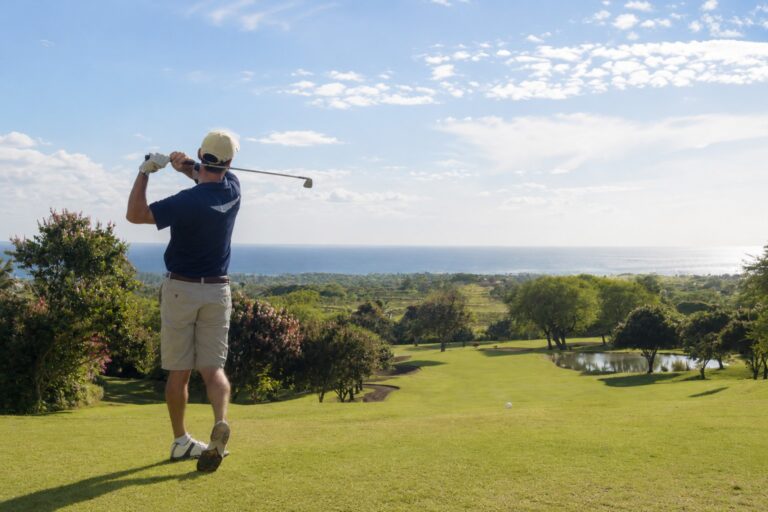 golf course with mountain views costa del sol