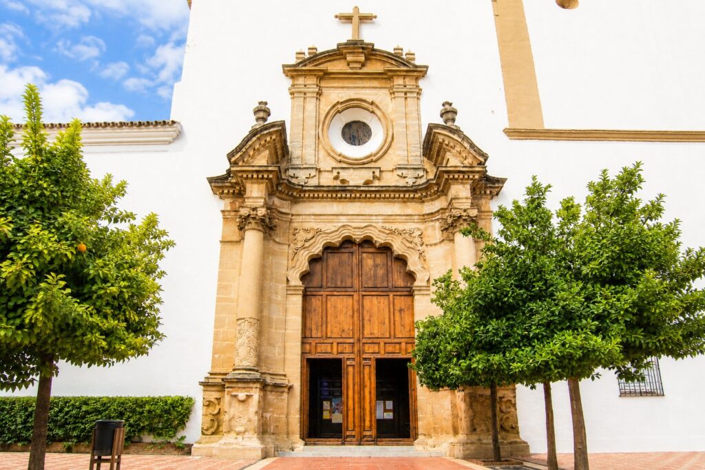 historic spanish church and architecture in andalusia