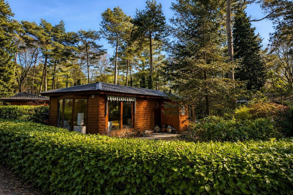 houten tiny house in het bos tinyhouse pippa