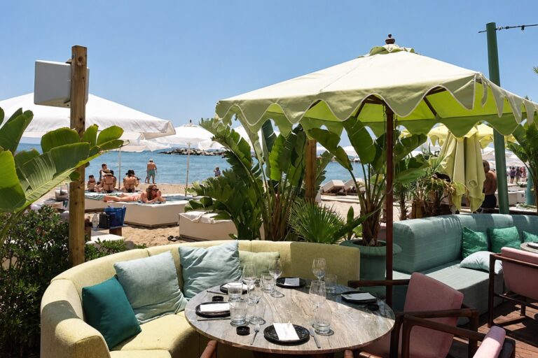 luxury beach club on the costa del sol