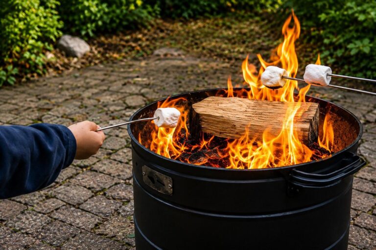 marshmellows roosteren bij het kampvuur doornspijk