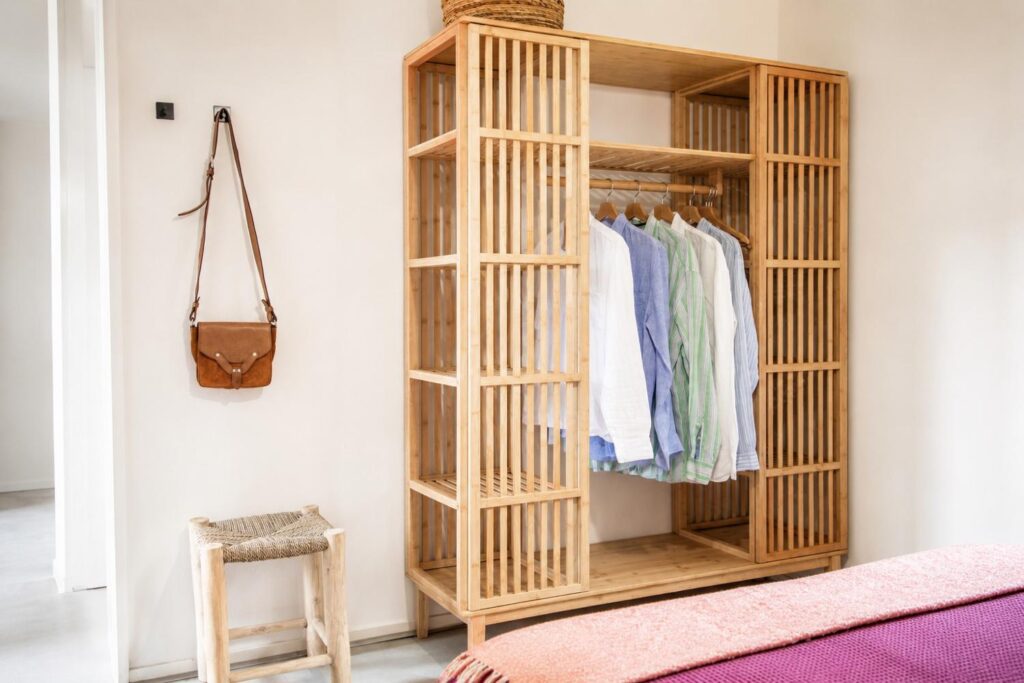 minimalistisch skandinavisch slaapkamer interieur tinyhouse sam
