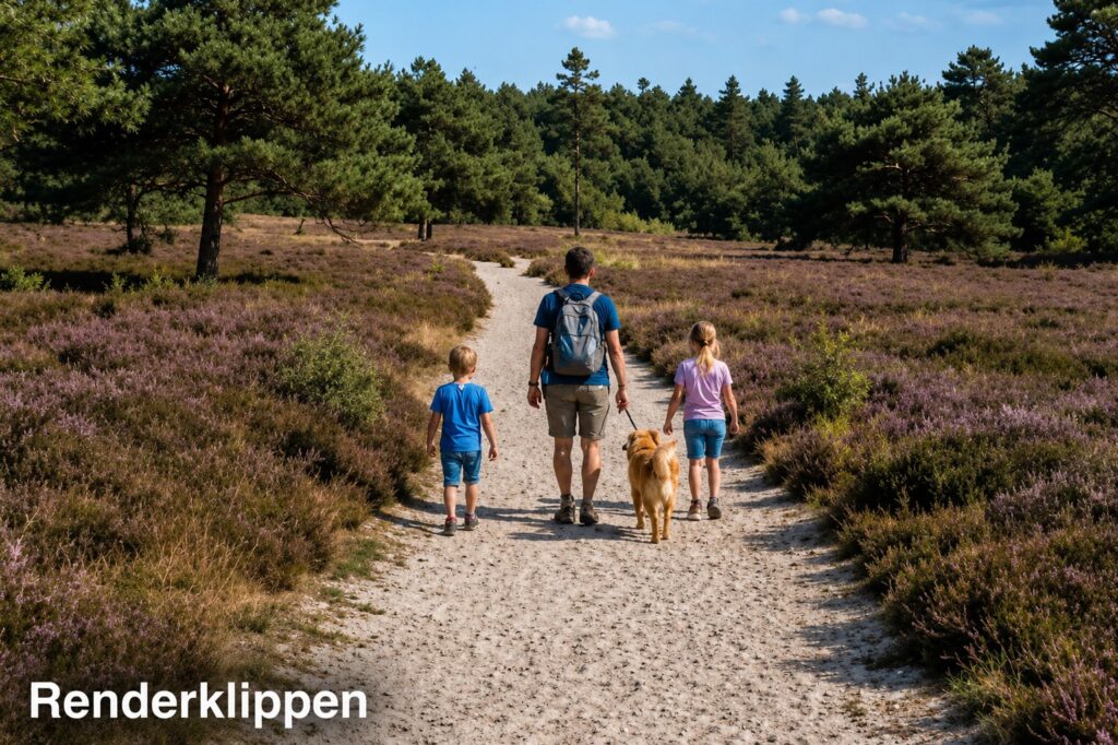 Gezinswandeling door de Renderklippen op de Veluwe