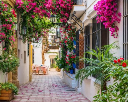 Relaxing evening atmosphere in Marbella