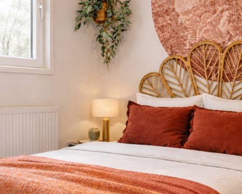 Slaapkamer met tweepersoonsbed